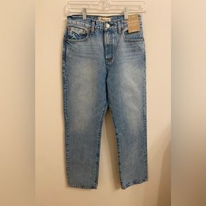 Madewell The Petite '90s Straight Jean in Mercer Wash Size 25P